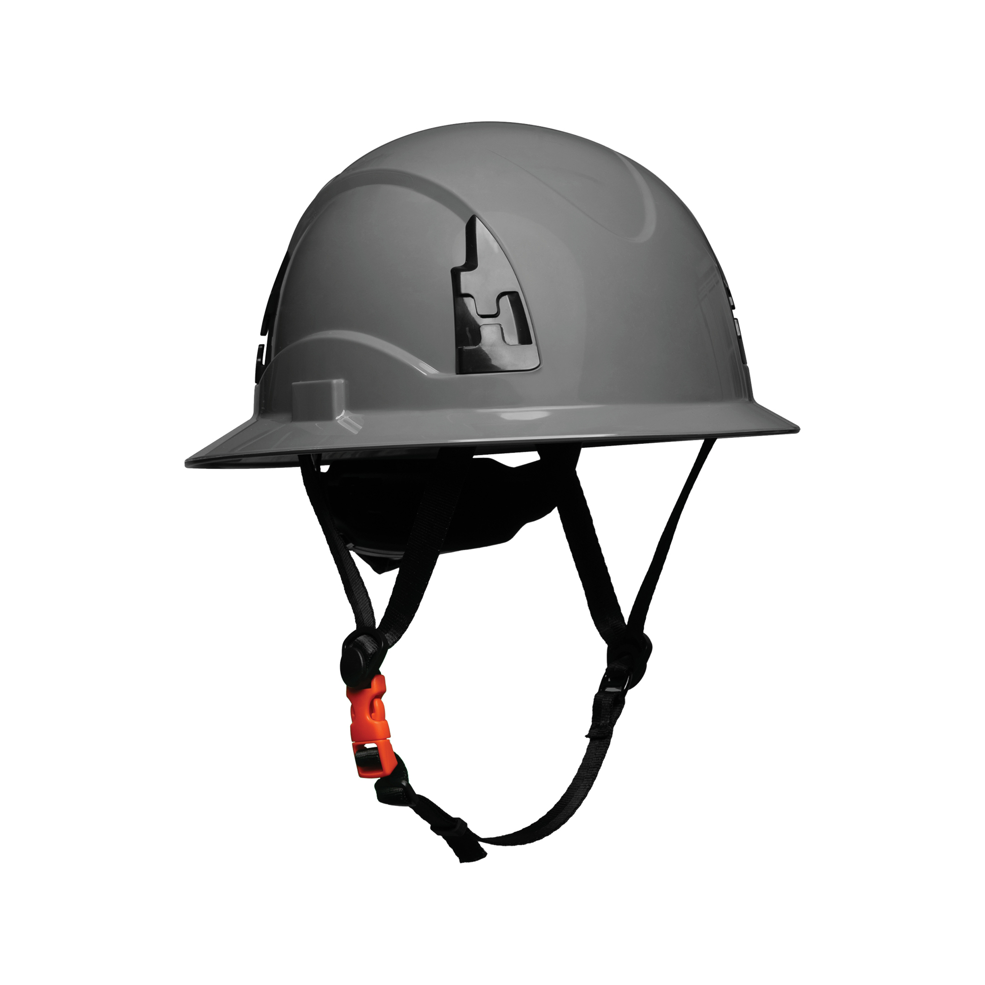Malta Dynamics APEX Type 2 Class E Full Brim Safety Helmet — ANSI Z89.1, EN12492, OSHA, Grey, Model# HHG3004